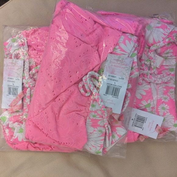 LOVESHACKFANCY X HURLEY - EYELET PAISLEY TIERED MINI SKIRT - Picture 5 of 7